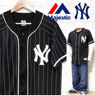 マジェスティック(Majestic)のMajestic マジェスティック ニューヨーク・ヤンキース ゲームシャツ(Tシャツ/カットソー(半袖/袖なし))