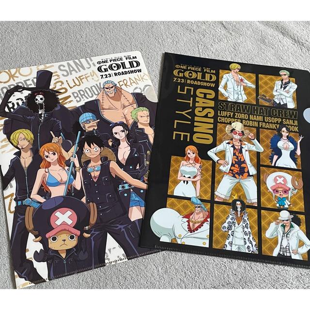 集英社 - ONE PIECE film GOLD クリアファイル2枚の通販 by ひまわり's
