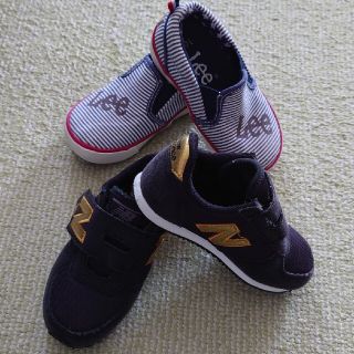 ニューバランス(New Balance)のnew balance　IV220スニーカー15.5　オマケスリッポン付(スニーカー)