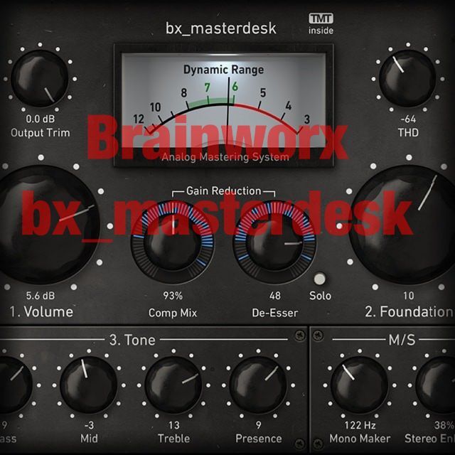 Plugin alliance brainworx bx_masterdesk 楽器のDTM/DAW(ソフトウェアプラグイン)の商品写真