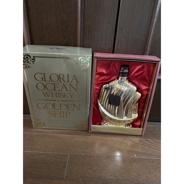 ウイスキー古酒　GLORIA OCEAN WHISKY GOLDEN SHIP