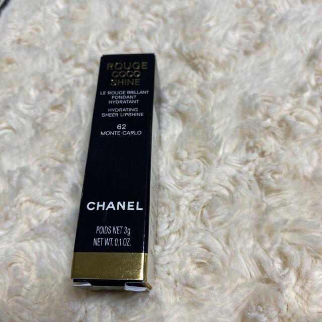 CHANEL(シャネル)のシャネルルージュ　ココシャイン　62 モンテカルロ　 コスメ/美容のベースメイク/化粧品(口紅)の商品写真