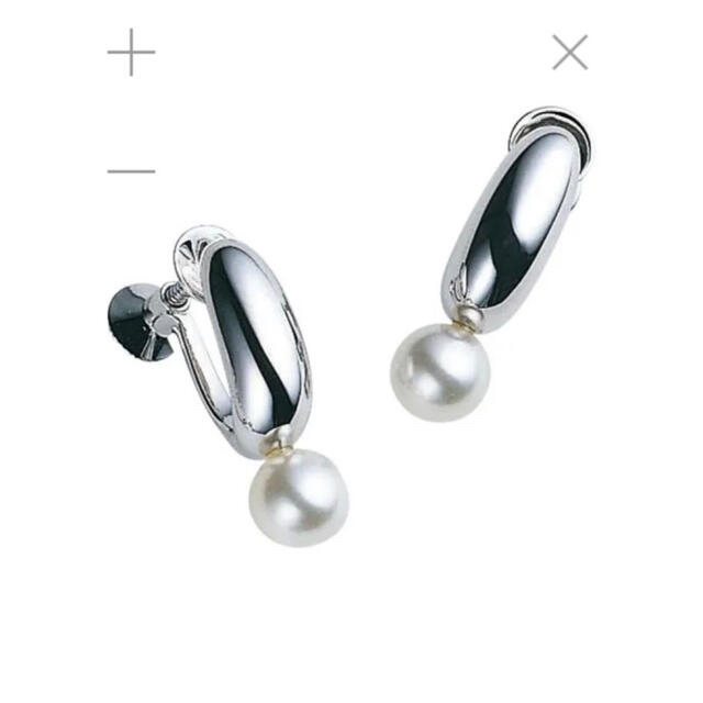 MIKIMOTO(ミキモト)のミキモト シルバー　パール　イヤリング レディースのアクセサリー(イヤリング)の商品写真