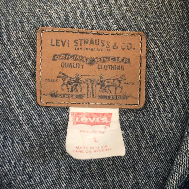Levi's(リーバイス)のLevi’s デニムジャケット(サイズL) メンズのジャケット/アウター(Gジャン/デニムジャケット)の商品写真