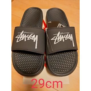 ステューシー(STUSSY)のナイキ×ステューシー　ベナッシ 　ブラック　29センチ(スニーカー)