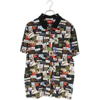 シュプリーム(Supreme)のシュプリーム 21SS Labels Polo ラベル半袖ポロシャツ M(ポロシャツ)