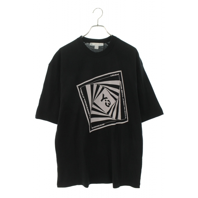 Y-3(ワイスリー)のワイスリー オプティミスティックイリュージョンTシャツ M メンズのトップス(Tシャツ/カットソー(半袖/袖なし))の商品写真