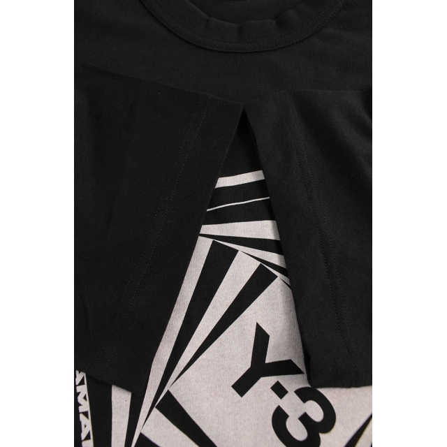 Y-3(ワイスリー)のワイスリー オプティミスティックイリュージョンTシャツ M メンズのトップス(Tシャツ/カットソー(半袖/袖なし))の商品写真