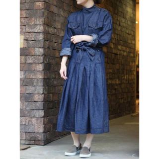 HYKE - 高橋愛さん着用!FILL THE BILLの完売デニムロングワンピースの