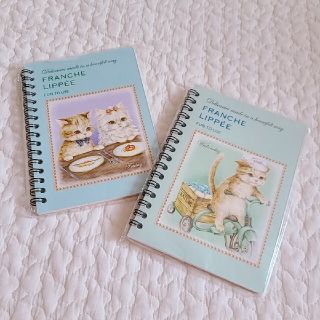 フランシュリッペ(franche lippee)の【新品未使用・未開封】フランシュリッペねこ柄ノート(ノート/メモ帳/ふせん)