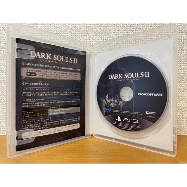 PlayStation3(プレイステーション3)のDARK SOULS 2 SCHOLAR OF THE FIRST SIN エンタメ/ホビーのゲームソフト/ゲーム機本体(家庭用ゲームソフト)の商品写真