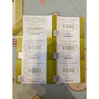 ジェイアール(JR)のJR九州株主優待券　500円×5枚(ショッピング)