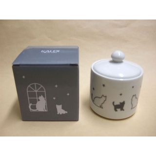 カルディ(KALDI)のKALDI シュガーポット(猫の日グッズ)(食器)