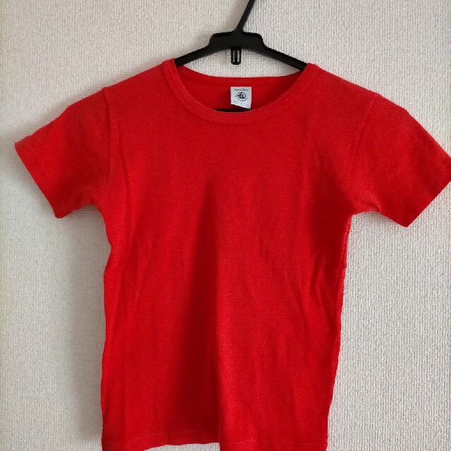 PETIT BATEAU(プチバトー)の【6枚セット】プチバトー　無地　Tシャツ キッズ/ベビー/マタニティのキッズ服男の子用(90cm~)(Tシャツ/カットソー)の商品写真