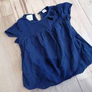 ザラ(ZARA)のzara 女の子　Tシャツ　サイズ80-90(Tシャツ/カットソー)