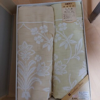 ニシカワ(西川)の西川タオルケット　2枚セット　日本製(毛布)