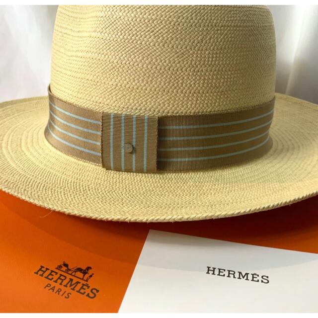 試着のみ　HERMES　ハットリボン牛革