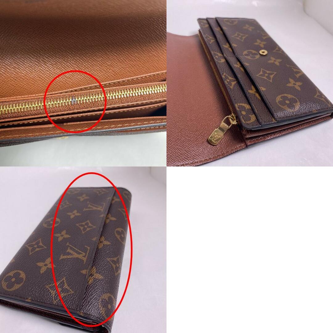 LOUIS VUITTON(ルイヴィトン)のルイヴィトン M60531 長財布 ブラウン  LOUIS VUITTON ポルトフォイユ・サラ   モノグラム レディースのファッション小物(財布)の商品写真