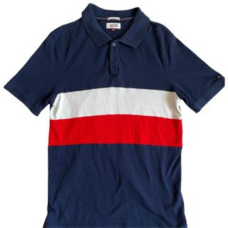 トミーヒルフィガー(TOMMY HILFIGER)の美品 HILFIGER DENIM ポロシャツ ネイビー(ポロシャツ)