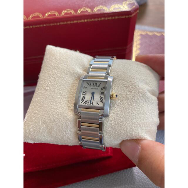 Cartier(カルティエ)のカルティエ　時計　タンクフランセーズ　コンビ　SM レディース レディースのファッション小物(腕時計)の商品写真