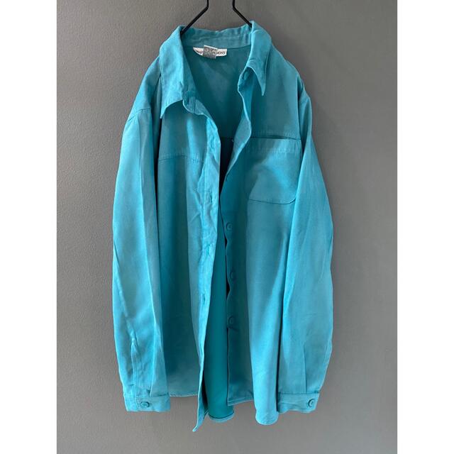 古着 ビンテージ 80s 長袖 シャツ フェイク スエード シャツ 美品 古着 ビンテージ 80s 長袖 シャツ フェイク スエード シャツ 美品