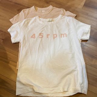 フォーティーファイブアールピーエム(45rpm)の45rpmＴシャツ(Tシャツ(半袖/袖なし))