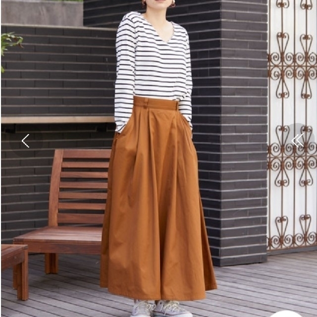 Dickies(ディッキーズ)のNao＆Leo様専用☆Dickies　ロングフレアスカート　ブラウン レディースのスカート(ロングスカート)の商品写真