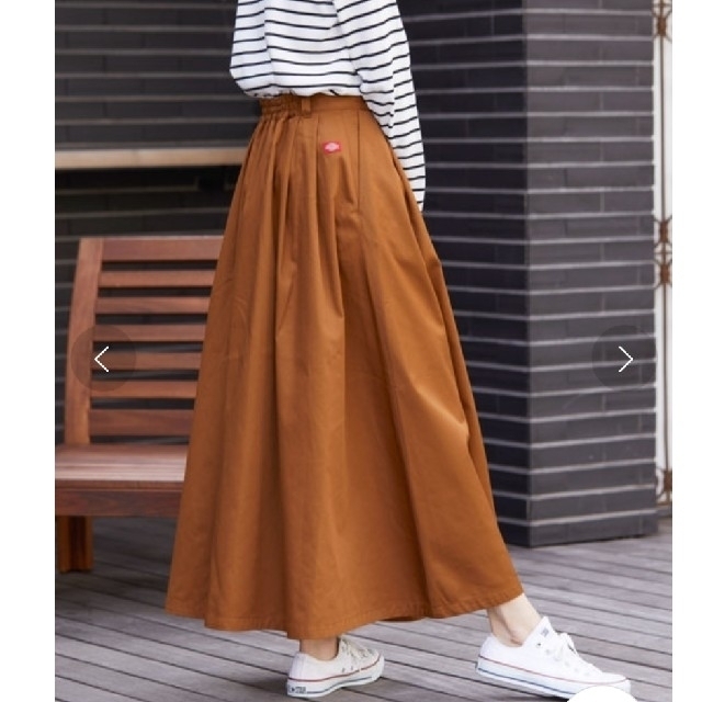 Dickies(ディッキーズ)のNao＆Leo様専用☆Dickies　ロングフレアスカート　ブラウン レディースのスカート(ロングスカート)の商品写真