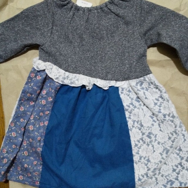 green parks(グリーンパークス)のサイズ100センチGREENPARKS  ワンピース キッズ/ベビー/マタニティのキッズ服女の子用(90cm~)(ワンピース)の商品写真