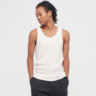 ユニクロ(UNIQLO)のリブタンクトップ XXL ユニクロ(タンクトップ)