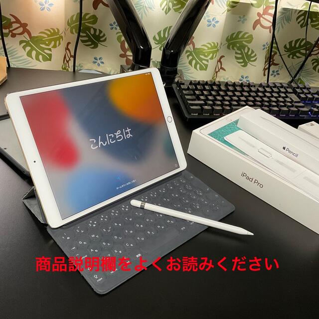 iPad(アイパッド)の【値下中】iPad Pro 10.5インチ 256GB+Apple Pencil スマホ/家電/カメラのPC/タブレット(タブレット)の商品写真