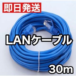 LANケーブル 30M RJ-45 8芯 Cat 5 最大100Mbps(PC周辺機器)