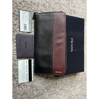 プラダ(PRADA)のPRADA プラダ 長財布 サフィアーノ ラウンドファスナー長財布(長財布)