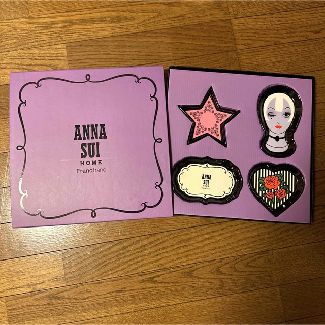 ANNA SUI(アナスイ)のANNA SUI ミニプレートセット Francfranc home インテリア/住まい/日用品のキッチン/食器(食器)の商品写真