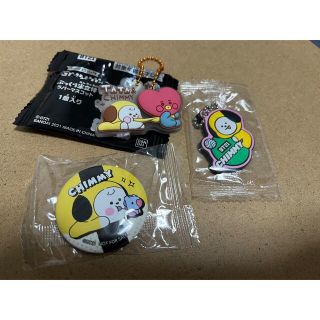 ビーティーイシビル(BT21)のBT21 缶バッチ  キーホルダーCHIMMY CHIMMY×TATA(キャラクターグッズ)