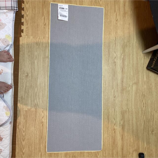 IKEA(イケア)のIKEA アウニング　キッチンマット　イエロー　45×120cm インテリア/住まい/日用品のラグ/カーペット/マット(キッチンマット)の商品写真