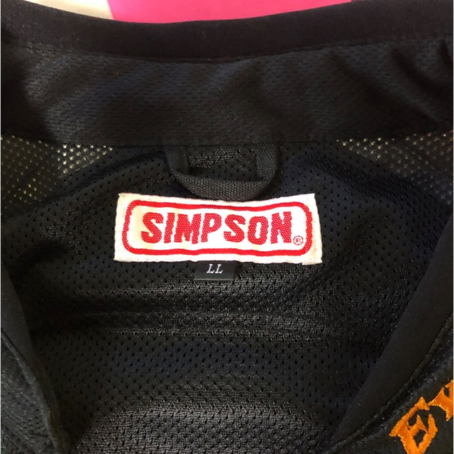 SIMPSON(シンプソン)のシンプソン製メッシュジャケット　LLサイズ メンズのジャケット/アウター(ライダースジャケット)の商品写真