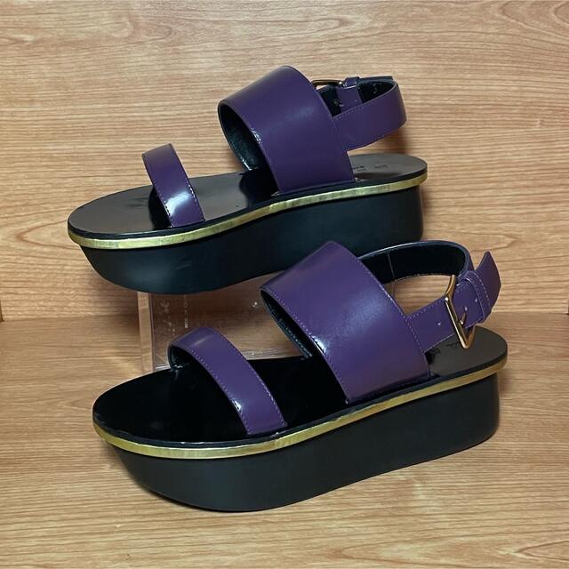 ☆大人気☆マルニ サンダル プラットフォーム 厚底 ストラップ 36 23cm-