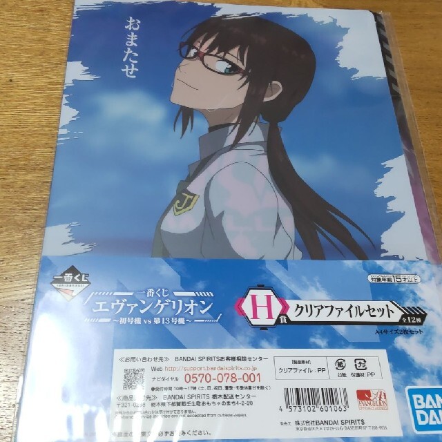 エヴァンゲリオン新劇場版　クリアファイル　5枚セット エンタメ/ホビーのアニメグッズ(クリアファイル)の商品写真