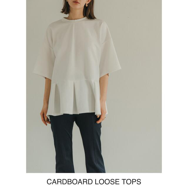 MANOF CARDBOARD LOOSE TOPS ホワイト