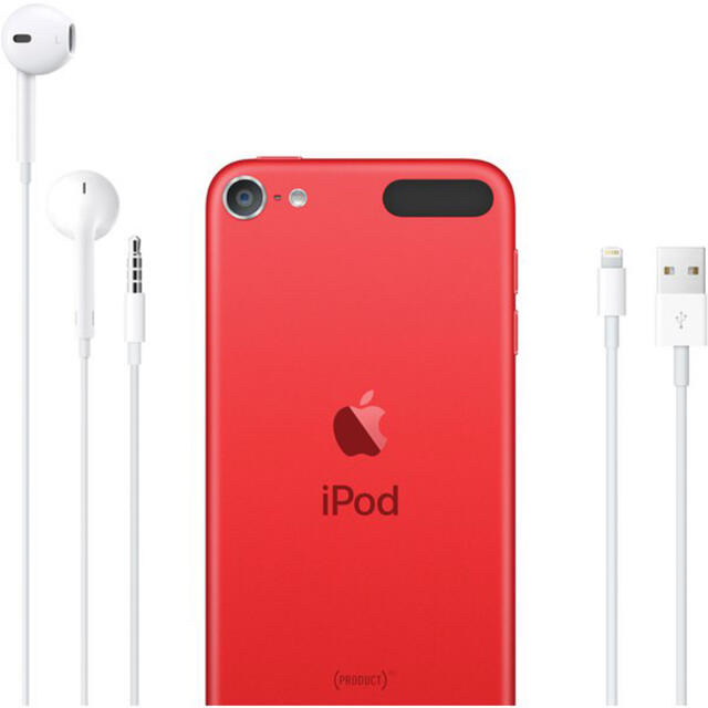 iPod touch(アイポッドタッチ)の【新品未開封/レア】iPod touch 第7世代 128GB RED スマホ/家電/カメラのオーディオ機器(ポータブルプレーヤー)の商品写真