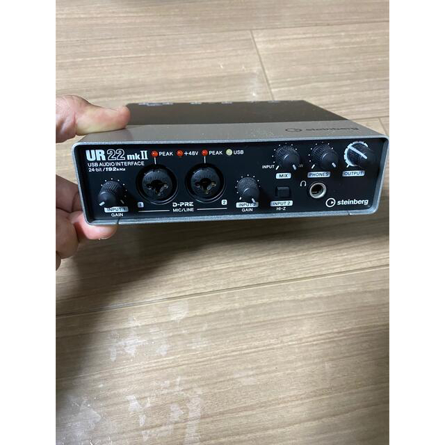 steinberg UR22 mkII オーディオインターフェース 楽器のDTM/DAW(オーディオインターフェイス)の商品写真