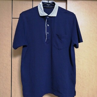 シマムラ(しまむら)のメンズ  ポロシャツ  半袖  紺色(ポロシャツ)