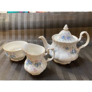 ロイヤルアルバート(ROYAL ALBERT)のロイヤルアルバート　ブルーブロッサム　ティーポットセット(食器)