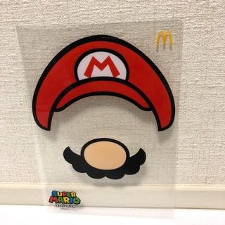 ニンテンドウ(任天堂)のマクドナルド　スーパーマリオ　ミニクリアファイル(クリアファイル)