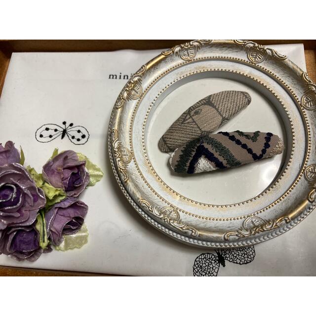handmadeパッチンピン⌘ flower diamond⌘ ミナペルホネン
