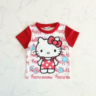 サンリオ(サンリオ)の【新品】80cm Tシャツ キティちゃん ハローキティ サンリオ(Ｔシャツ)