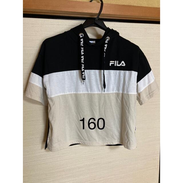 FILA(フィラ)のフィラ　トップス　半袖　160 キッズ/ベビー/マタニティのキッズ服女の子用(90cm~)(Tシャツ/カットソー)の商品写真