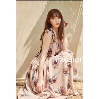 ハーリップトゥ(Her lip to)のHerlipto Sunflower Printed Midi Dress(ひざ丈ワンピース)