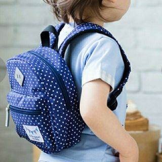 ベベ(BeBe)の★最終価格【未使用だけど訳あり】BeBe  ベベ  ベビーリュック  ドット柄♡(リュックサック)